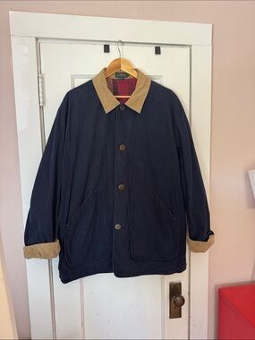 J Crew Barn Jacket / Chore Coat Women’s oversized fit 100% Cotton